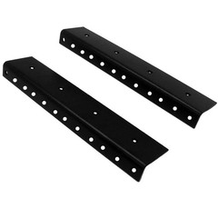 Pair of 7 Inch 4 Space Rack Case Rails for PA DJ Rack Road ATA Case Full Hole