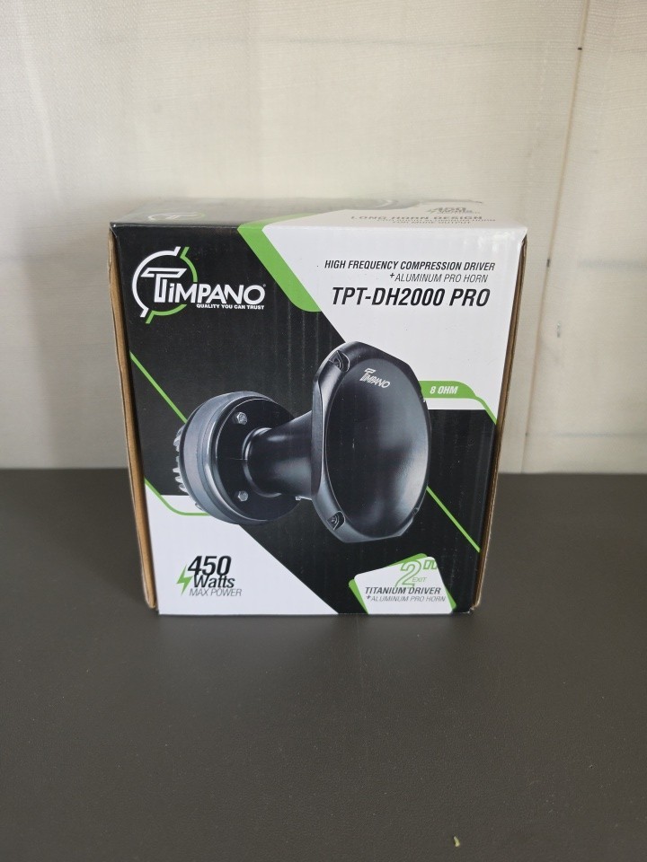 Timpano TPT-DH2000 PRO 2″ Exit Compression Driver Horn 450 Watts Max Power 8 Ohm