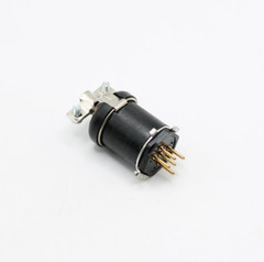 5-Pin Male Miniature Hexagonal Panel Connector Socket Sleeve Hood 126-217-1000