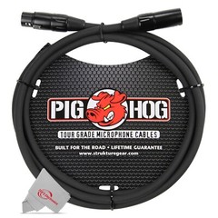 Pig Hog 8mm XLR Microphone Cable Male to Female 6 Ft Premium Mic Cable x3