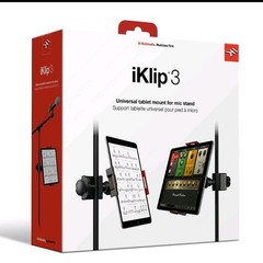 IK Multimedia iKlip 3 Universal Mic Stand Support for Tablets Sealed NEW