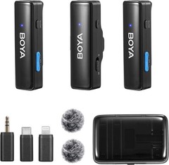 BOYA BOYALINK All-in-One Wireless Lavalier Microphone for iPhone Android