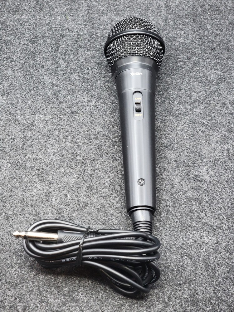 ION Tailgater Pathfinder 2 Speaker Wired Microphone Mic with On/Off Button