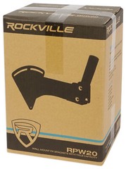 Pair Rockville Adjustable PA Wall Mount Brackets for Peavey PVXP 12 DSP Speakers