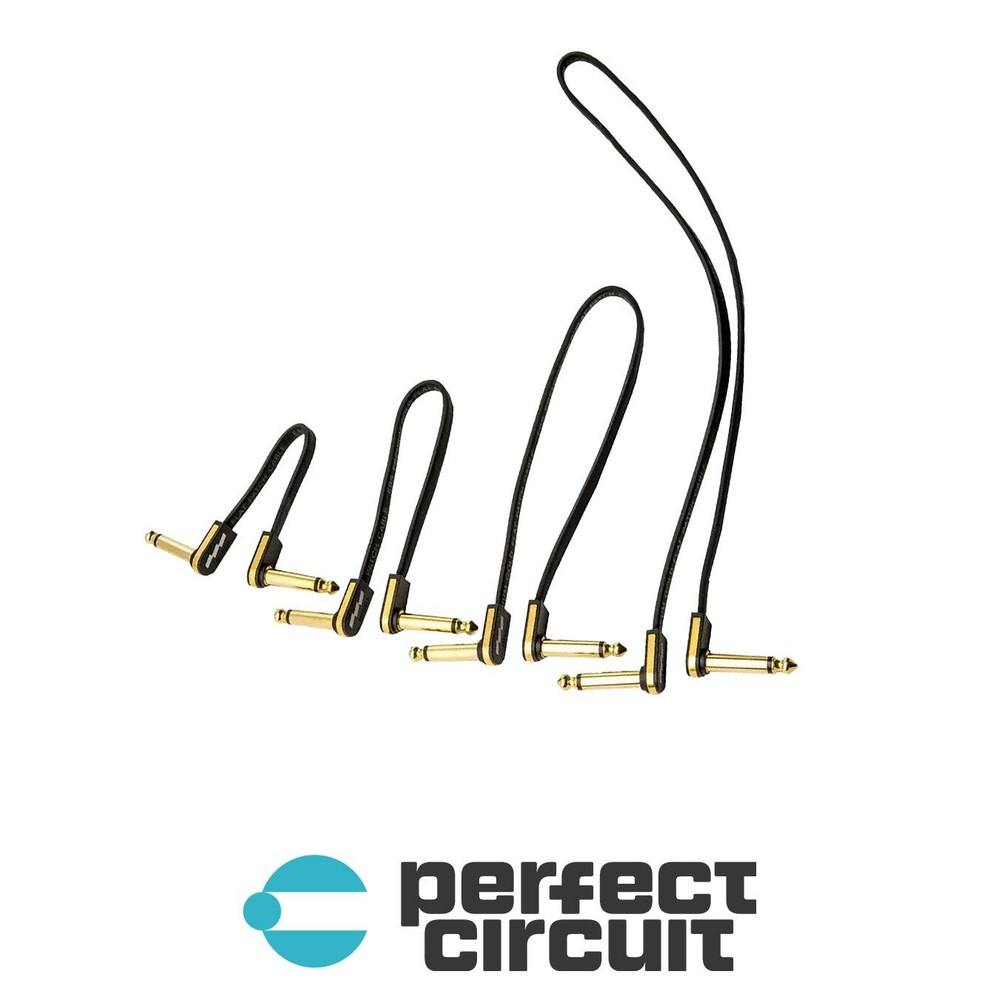 EBS PG Premium Gold 1/4″ Flat Patch – 28CM CABLE – NEW – PERFECT CIRCUIT