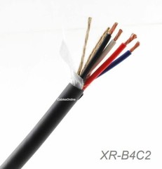 6ft 4-Pole Speakon Right-Angle Male/Female 4-Conductor,12AWG Extension Cable