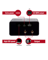 Simplefly SF2402 Digital Dual-Channel 24bit/192kHz AD/DA Converter AV Interface