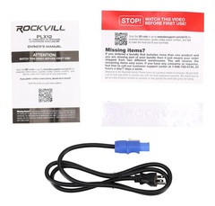 Rockville PLX12 12″ Powered PA Speaker 3000w Peak/750w RMS, Plywood Enclosure
