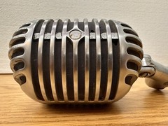 Vintage Shure 55 – 1940’s „Fatboy“ Dynamic Microphone, w/cable UNTESTED