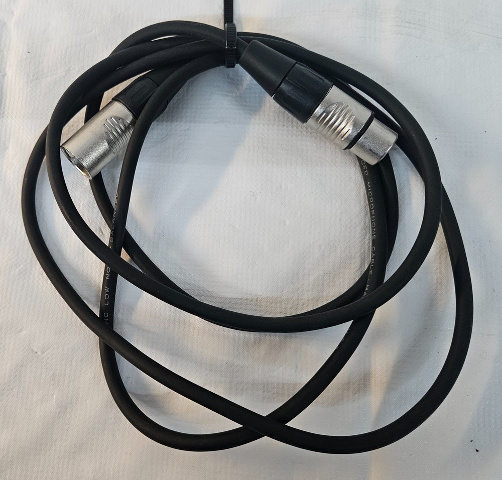RHC Low Noise 6′ Instrument or Microphone XLR Cable Male to Female 6 foot GREAT