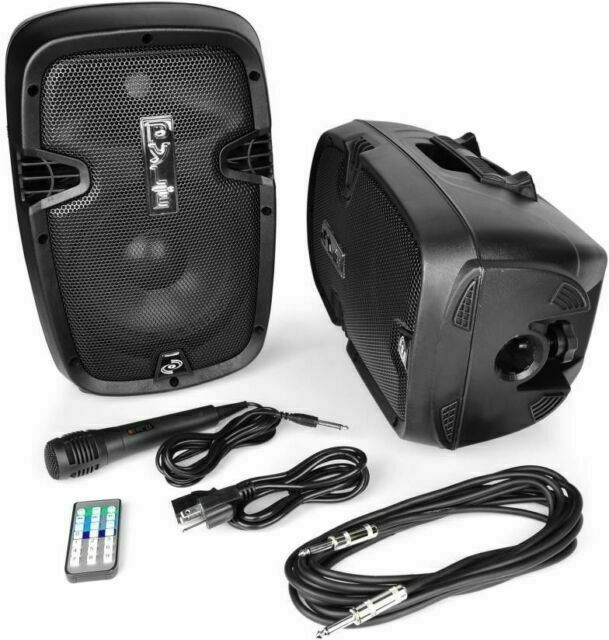 Pyle PPHP849KT 8″ 700W Active & Passive PA Speaker System Kit