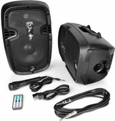 Pyle PPHP849KT 8″ 700W Active & Passive PA Speaker System Kit
