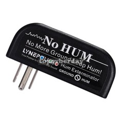 NO-Hum Ground Loop Eliminator for 120V Grounded AC Filter Wall Plug Portable