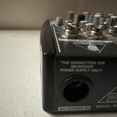 Behringer Xenyx 1202FX Premium 12-Input 2-Bus Mixer Tested No Charger