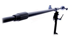 Recording Studio Microphone Stands on Casters – Tall Telescoping Boom Arm Mount
