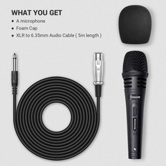 K1 Handheld Microphone with Mute Function – Perfect for Singing