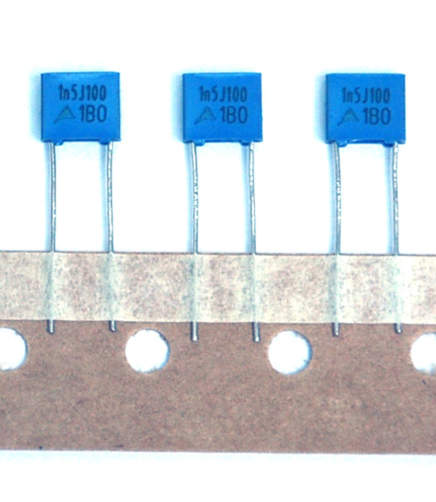 50x EPCOS Metallized Polyester MKT Boxed Capacitor 1500pF 1n5 100V J ±5% B32529C