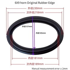 horn rubber edge 3 inches 12 inches 15 inches rubber edge accessories