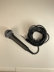 Fostex M-2 Moving Coil Unidirectional Microphone w/ 20ft Cord 600 Ohm Japan 80’s