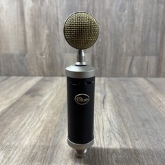Blue Baby Bottle Condenser Microphone Wired Black Silver with Case