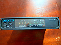 MOTU micro lite 5×5 USB Bus-Powered MIDI Interface MicroLite U269855