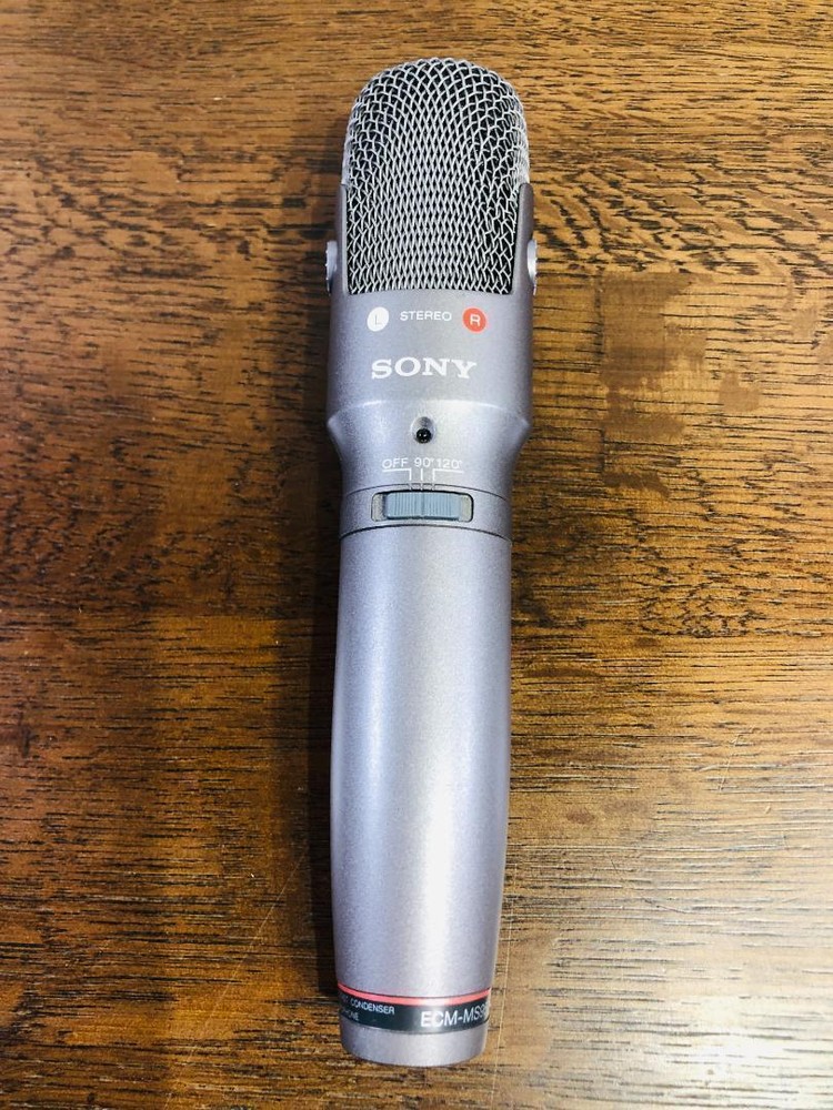 SONY ECM-MS957 Electret Condenser Microphone MS Stereo Over 90dB SPL Grip 32mm