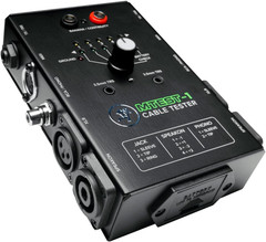Cable Tester 5-Way Switch Battery Powered Connector Test Tool Black MTEST-1