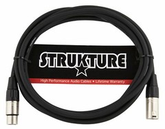 Strukture XLR – 10′ Pro Series 7 MM Microphone Cable, PRO10M7