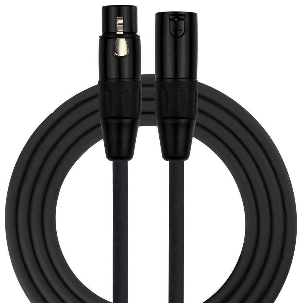 Cable Mpc MPC-270PB-03/BK 7.87 Inch XLR to XLR Microphone Cable Black Cord