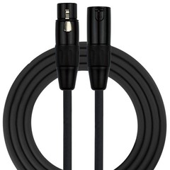 Cable Mpc MPC-270PB-03/BK 7.87 Inch XLR to XLR Microphone Cable Black Cord