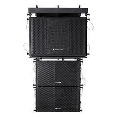 Sound Town Active Line Array 15″ Sub, 2 10″ Speakers, Frame ZETHUS-115SPW110PWX2
