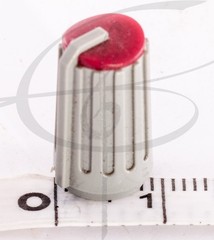 VINTAGE MACKIE RED CAP GRAY MIXER KNOB DFX CFX 12 16 20
