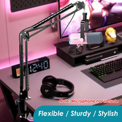 Boom Arm Compatible with Fifine Dynamic Microphone (AM8), Mic Arm for Fifne X…