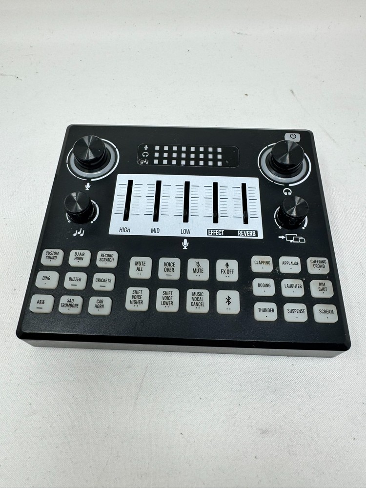 Vivitar Creator Series Audio Stream Sound Mixer 17 Sound Presets VivAudMix-NOC!