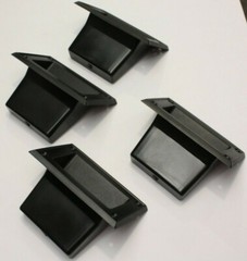 Set of 4 Black Plastic Pocket Handles For Speaker Cabinets PA DJ