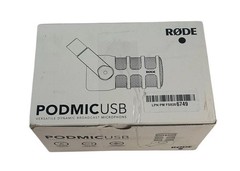 RODE PodMic USB and XLR Dynamic Broadcast Microphone New Open Box