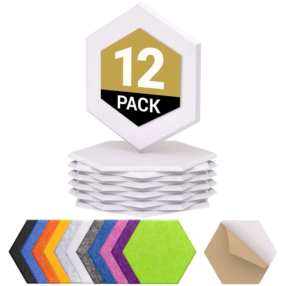 TONOR Self-adhesive Hexagon Acoustic Panels