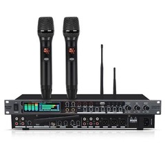 FX8-PRO Professional KTV Wireless Microphone, Digital Pre-Stage Effector, Kar…