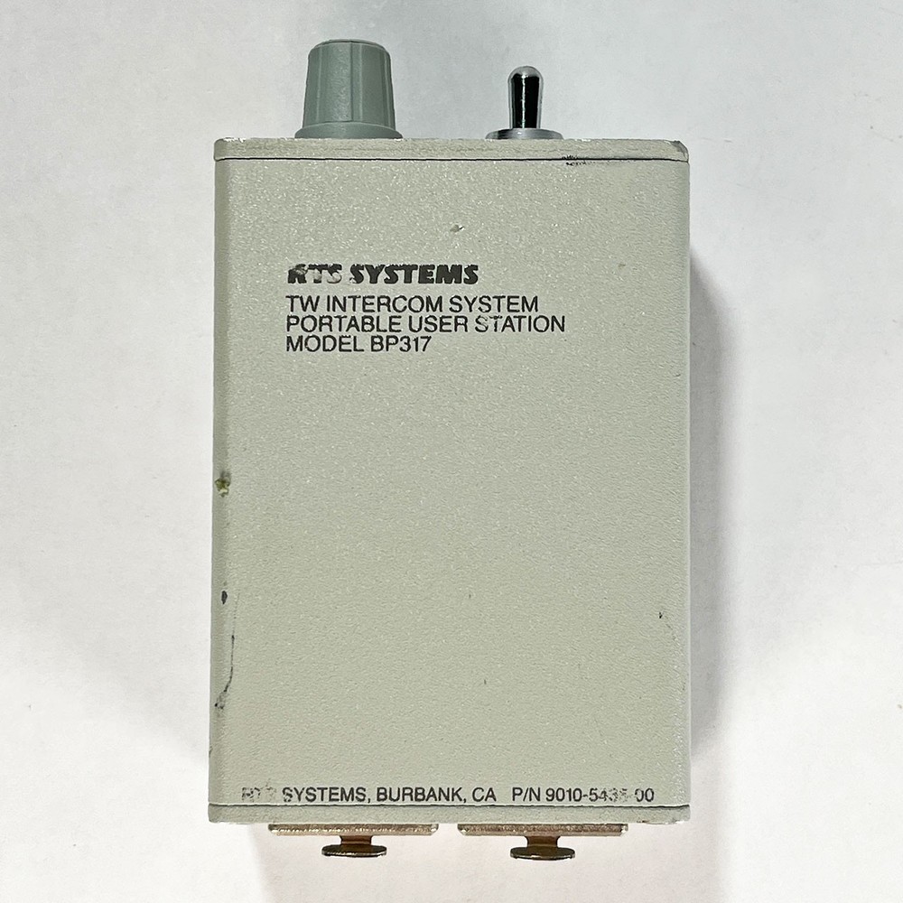 RTS BP-317 Single Channel Beltpack