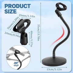 DoubleFill Desktop Microphone Stand