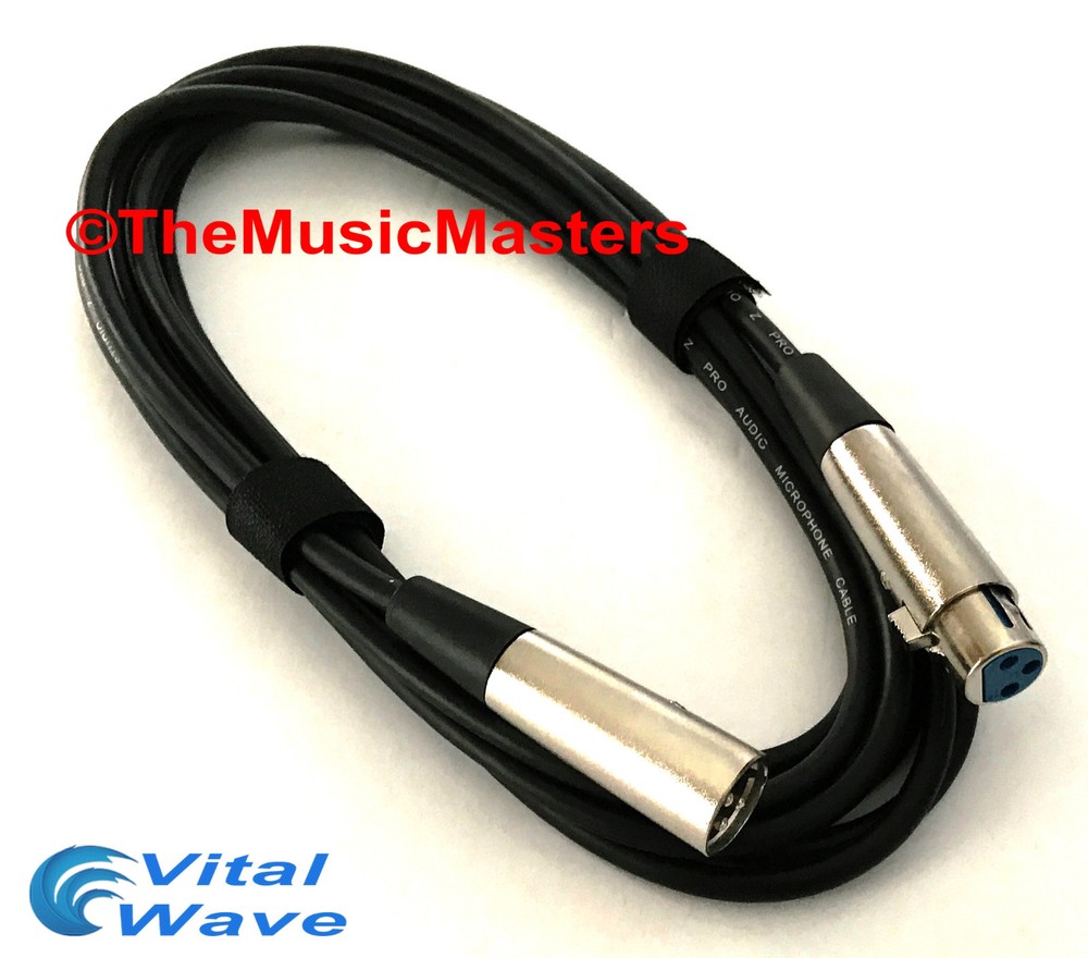 6ft XLR Microphone Audio Cable M-F Mic Extension Amp Powered Speaker Wire VWLTW