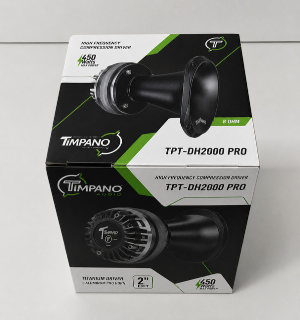 Timpano TPT-DH2000 PRO 2″ Exit Compression Driver Horn 450 Watts Max Power 8 Ohm