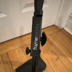 Gator Boom Microphone Stand Height-Adjustable Wide Base Black Metal Plastic