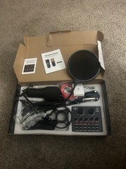 Unbranded Black Professional Condenser Microphone Kit One Size