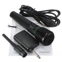 2in1 Wired Wireless Handheld PA/DJ/SPEAKER Microphone Mic Receiver System