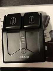 LEKATO 5.8GHz Wireless Guitar System with Charging Case Guitar Wireless and with
