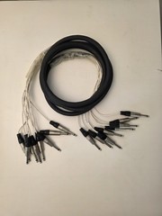 8-Channel Snake Cable FT4 – 1/4” TRS Jack Multicore Audio Cable – Studio / Live