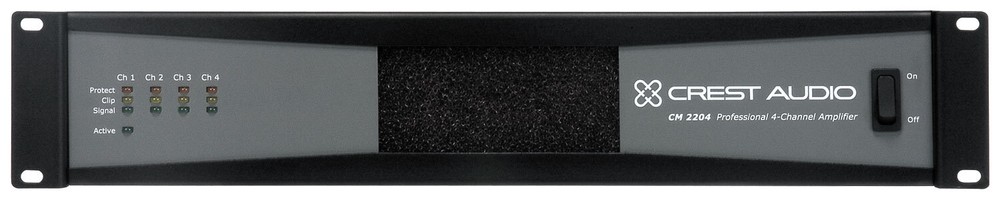 Crest Audio CM 2204 Professional Installation 4 Channel Amplifier 2RU Rack