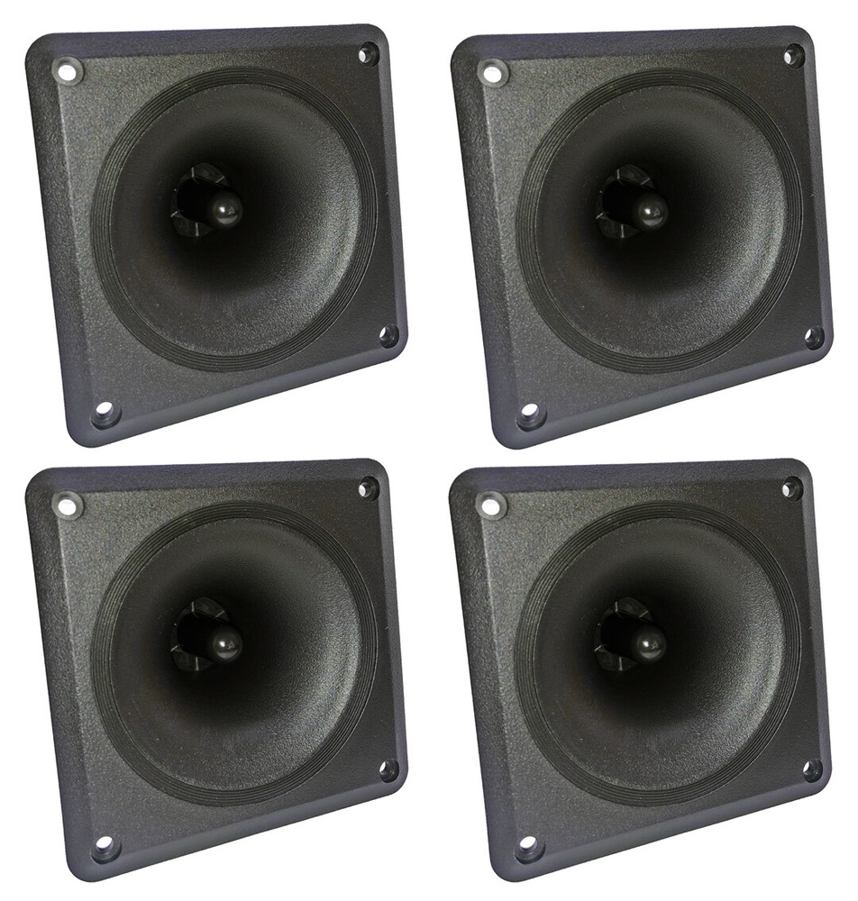 4-Pack 4-3/8” Super Piezo Bullet Tweeter 2000W Replacement for Motorola KSN1165A
