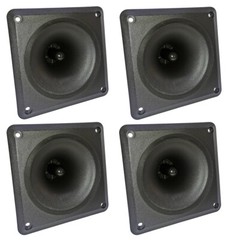 4-Pack 4-3/8” Super Piezo Bullet Tweeter 2000W Replacement for Motorola KSN1165A